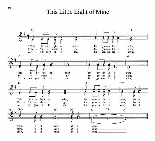'This Little Light of Mine'
