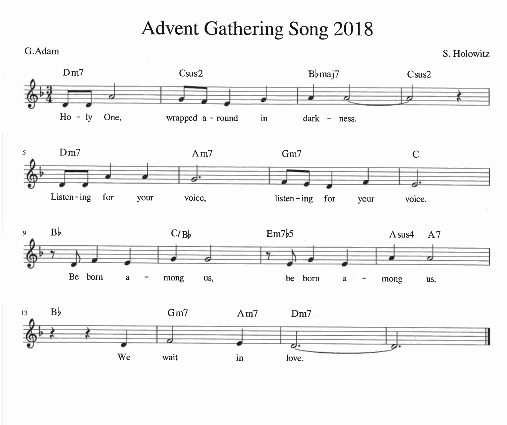 Advent 4 Gathering Song