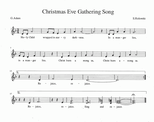 Candle Song for Christmas