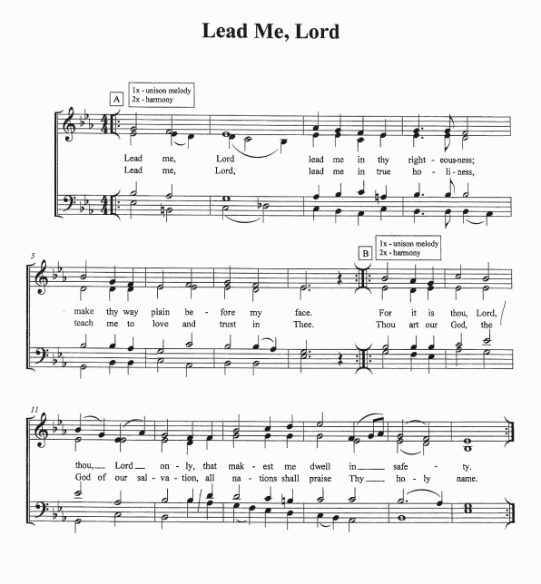 Canticle - Lead Me Lord