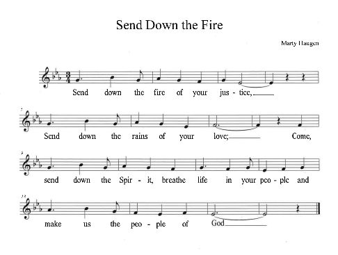 Closing Hymn - 'Send Down the Fire of Your Spirit'