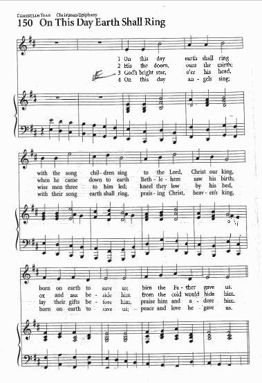 Closing Hymn - CP# 150 'On This Day Earth Shall Ring'