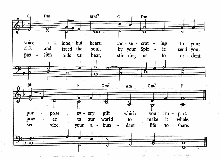 Communion Hymn  CP #585 'Lord, Whose Love in Humble Service'