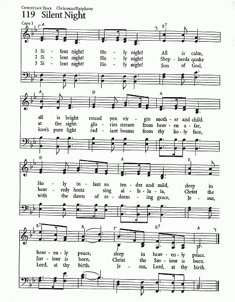 Communion Hymn CP #119 'Silent Night'