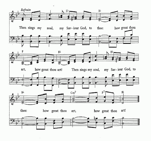 Communion Hymn CP# 423 'How Great Thou Art'