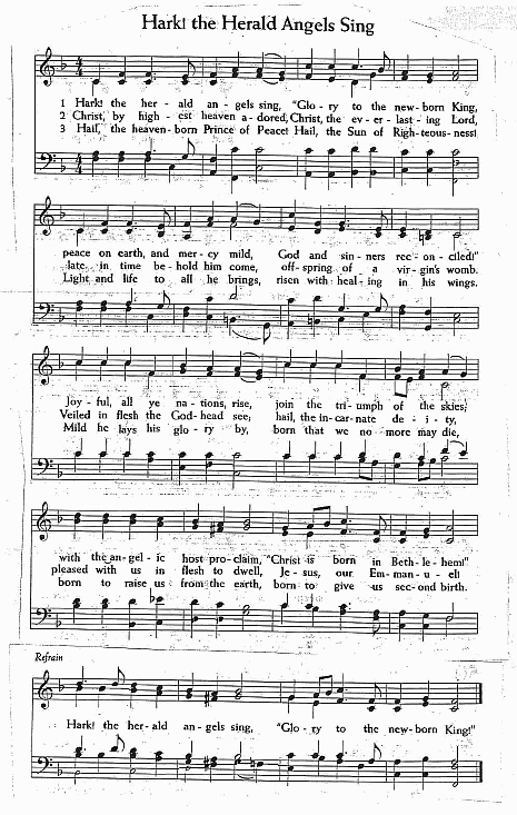 Gradual Hymn CP #138 ‘Hark the Herald Angels Sing’