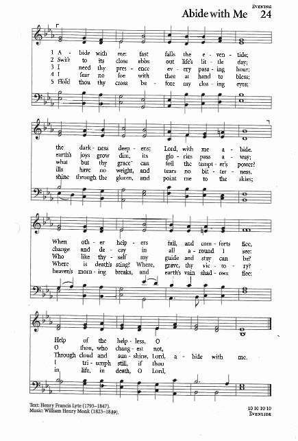 Hymn - CP #24 Abide With Me