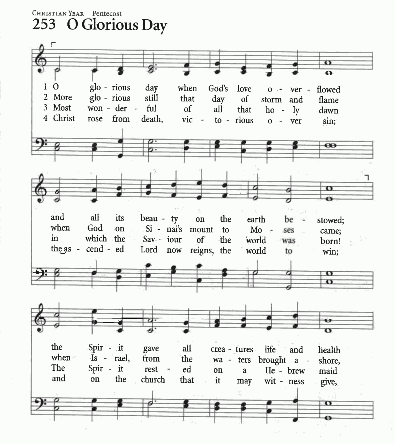 Hymn - CP# 253 'O Glorious Day'