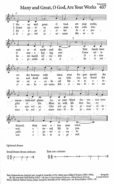 Hymn CP #407 'Many and Great, O God, Are Your Works'