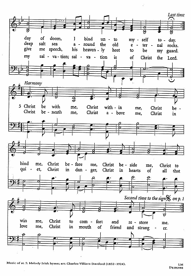 Hymn CP #436 'I Bind unto Myself Today'