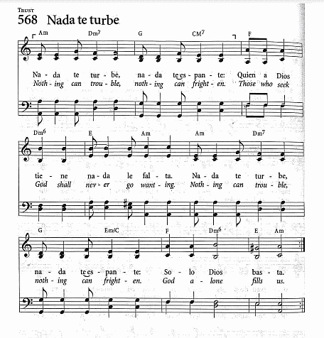 Hymn CP #568  'Nothing Can Trouble'
