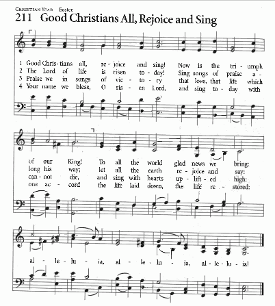 Hymn CP# 211 'Good Christians All, Rejoice and Sing'