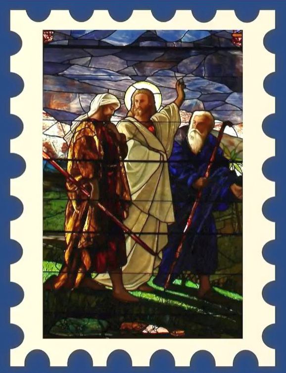Imaginary Road to Emmaus Stamp