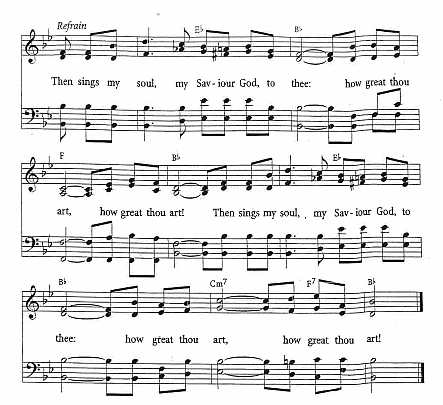 Offertory Hymn CP  #423 'How Great Thou Art'