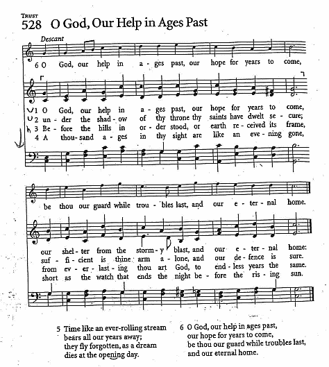 Offertory Hymn CP #528 'O God, Our Help in Ages Past'
