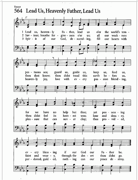 Opening Hymn - CP 364 Lead Us Heavenly Father Lead Us