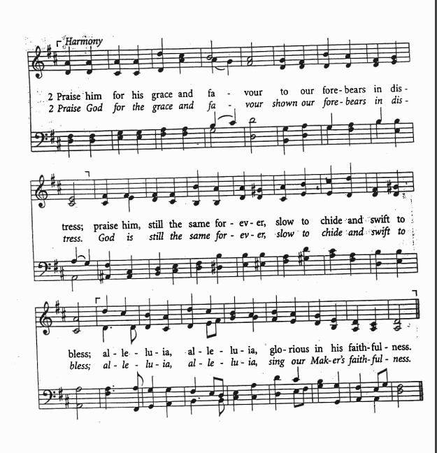 Opening Hymn CP# 381 Praise My Soul the King of Heaven [part 2]