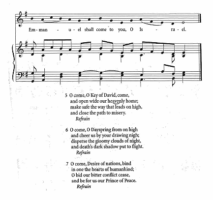 Presentation Hymn  CP#89 'O Come, O Come, Emmanuel'