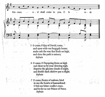 Presentation Hymn CP #89 'O Come, O Come, Emmanuel'