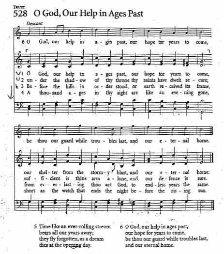 Processional Hymn CP #528 'O God, Our Help in Ages Past'