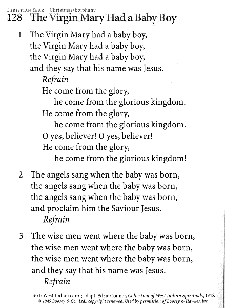 Postlude - Mary Had a Baby